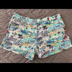 Vineyard Vines Edgartown Print scene shorts